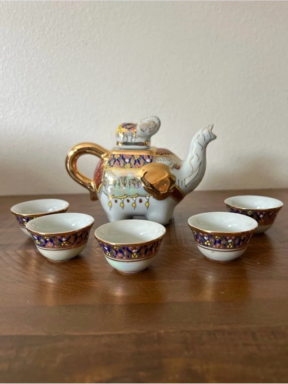 Elephant Miniature Teapot set